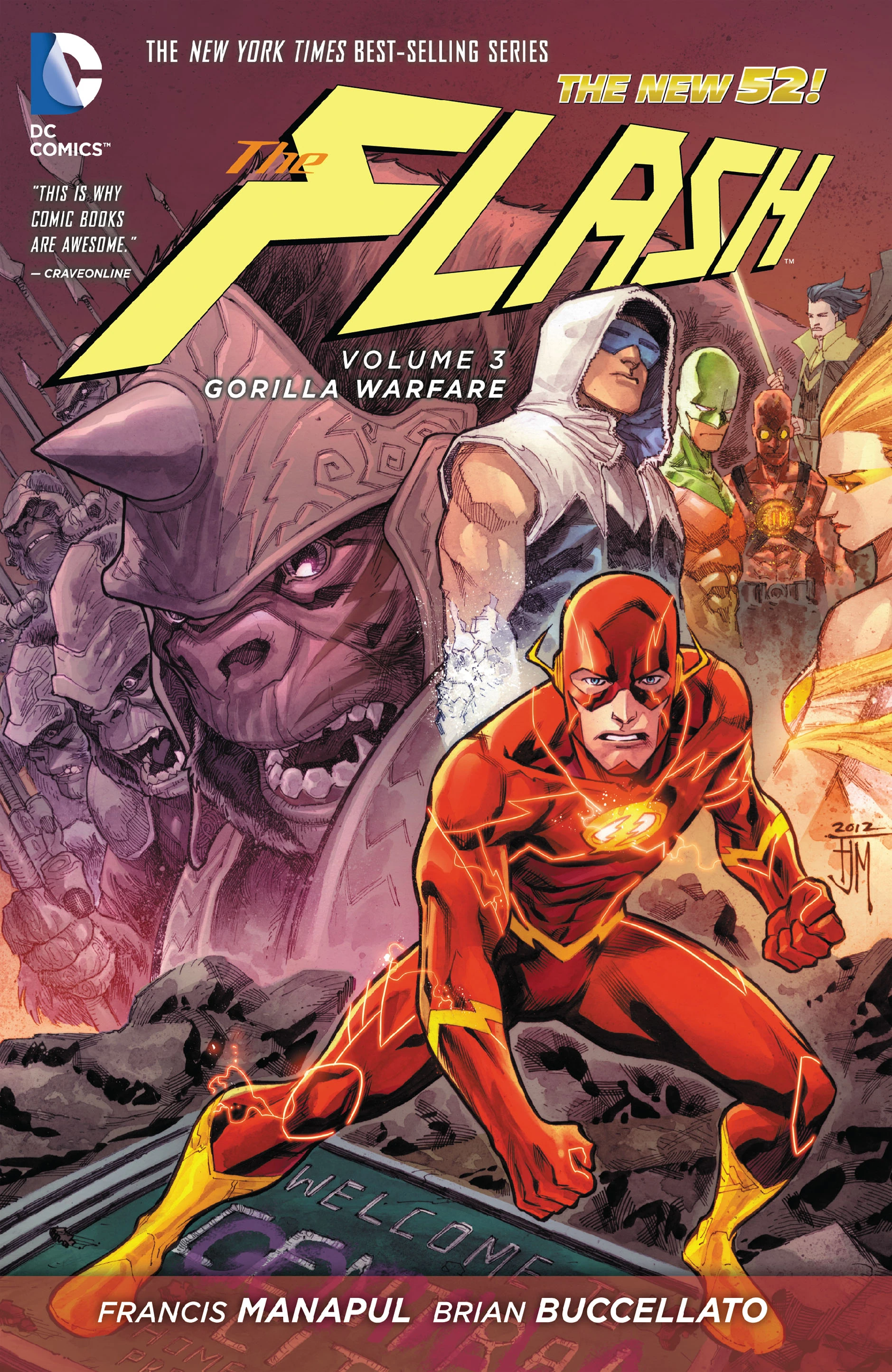 The Flash Vol. 3: Gorilla Warfare (DC, 2017) cover